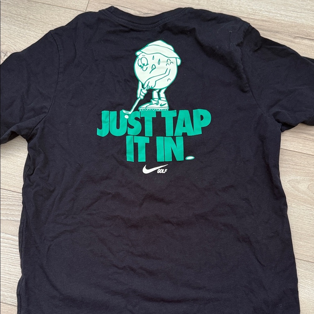 Nike golf black tee size M